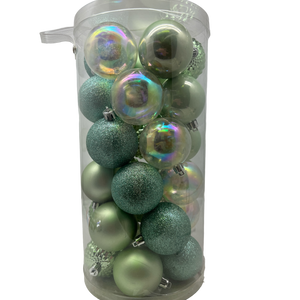 60MM 30 Count Shatterproof - Mint Green