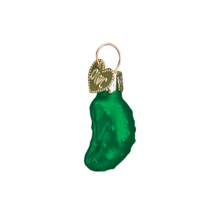Miniature Gurken Pickle Glass Ornament