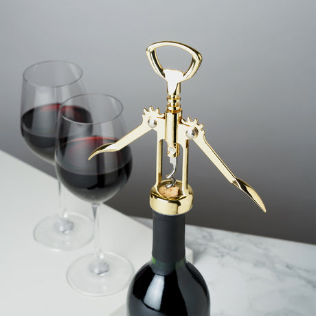 Gold winged corkscrew by viski®