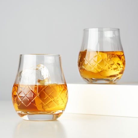 Admiral crystal heavyweight bourbon glasses viski®
