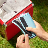 Insta-chill slim can sleeve in blue ice by host®