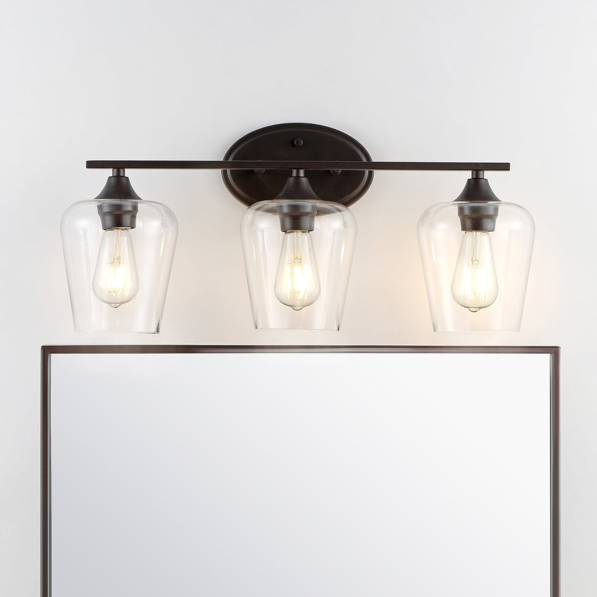 Jayne-3-light-iron/seeded-glass-cottage-rustic-led-vanity-light-Bathroom-Vanity-Lights
