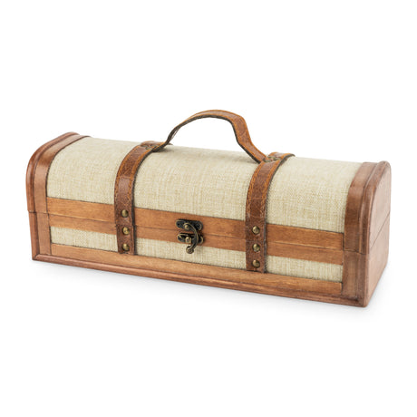 1-bottle-vintage-striped-trunk-wine-box-by-twine®-Wine-Bottle-Holders
