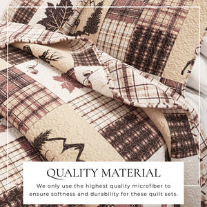 Redwood Lodge 3 Piece Quilt Set