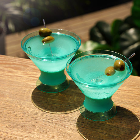 Martini-FREEZE™-Cooling-Cups-–-Set-of-2-Insulated-Stemless-Martini-Glasses-(9-oz)-Drinkware-Sets