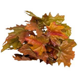 11-Inch Autumn Maple Leaf Bush