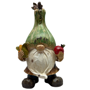 Harvest Gathering Gnome - Apple and Corn