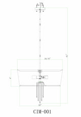 Jindalee Ceiling Light - Clearance