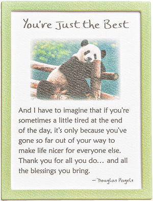 Easel-back Print with Magnet - You're Just the Best