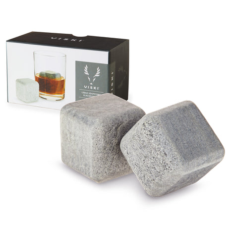 Glacier-rocks-large-soapstone-cubes-viski®-Ice-Buckets