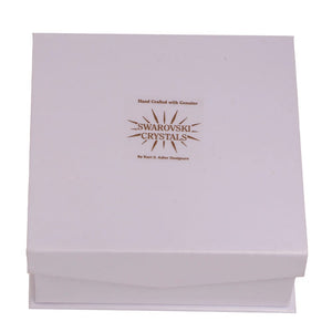 Elegant Snowflake Ornament with Swarovski Elements
