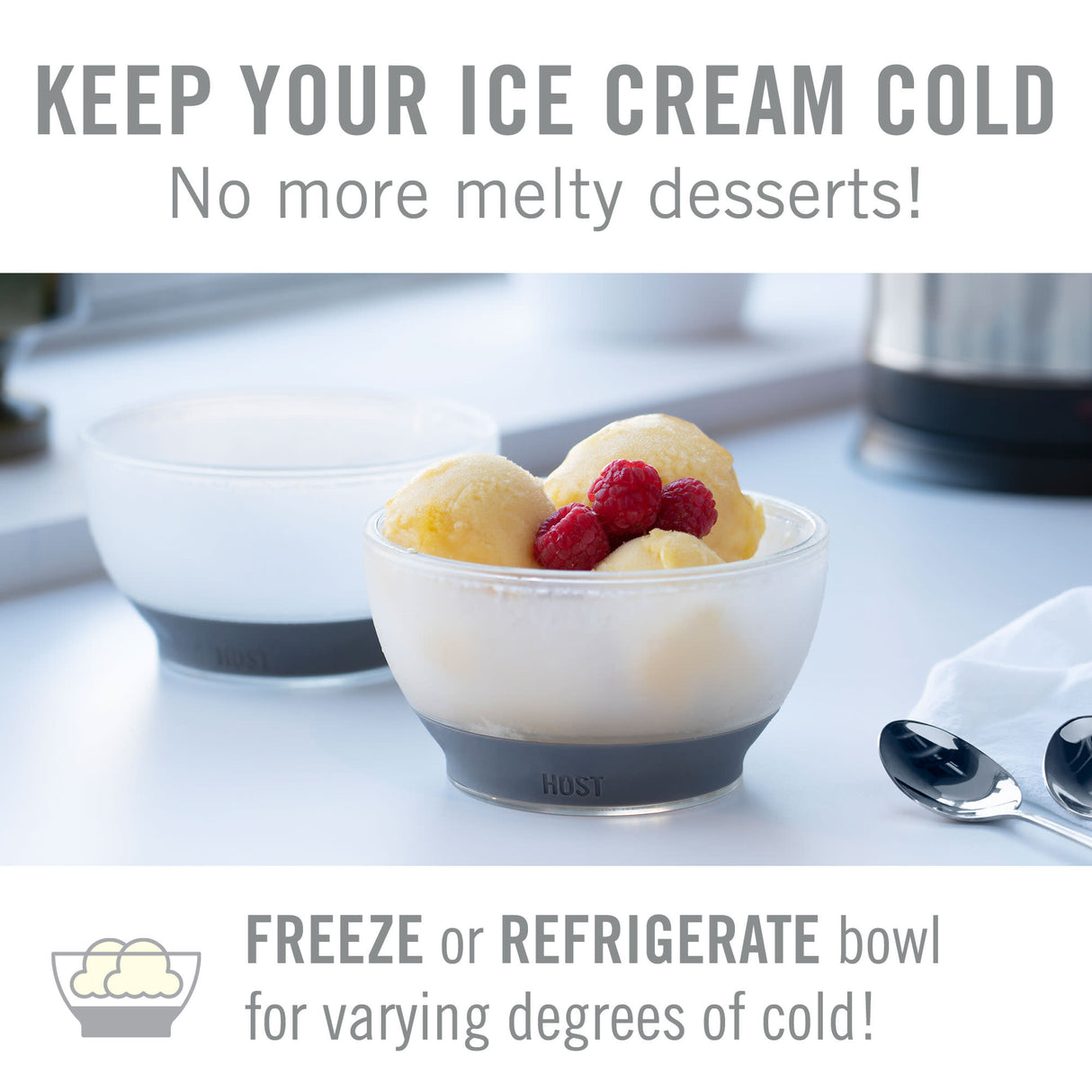 Ice cream freeze™ cooling bowl by host®