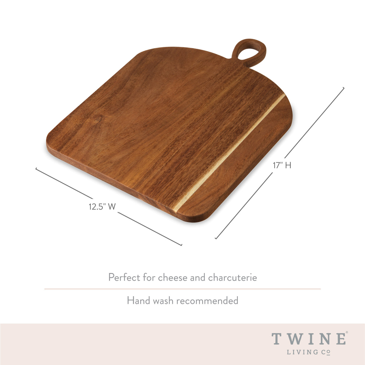Large acacia loop serve board by twine living™