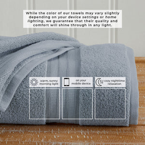 100% Cotton Premium Bath Towel Set - Chiara Collection