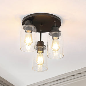 Jonah-3-light-bohemian-farmhouse-iron/seeded-glass-led-semi-flush-mount-Flush-Mounts