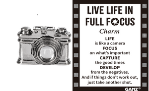 Live Life in Full Focus Charm