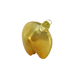 Fortune Cookie Glass Ornament