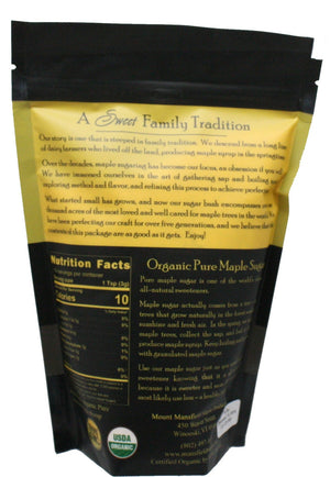 Organic Pure Granulated Maple Sugar