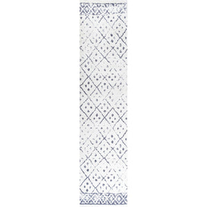 Juba Moroccan Geometric Diamond Runner Rug - Tuesday Morning - Runner Rugs
