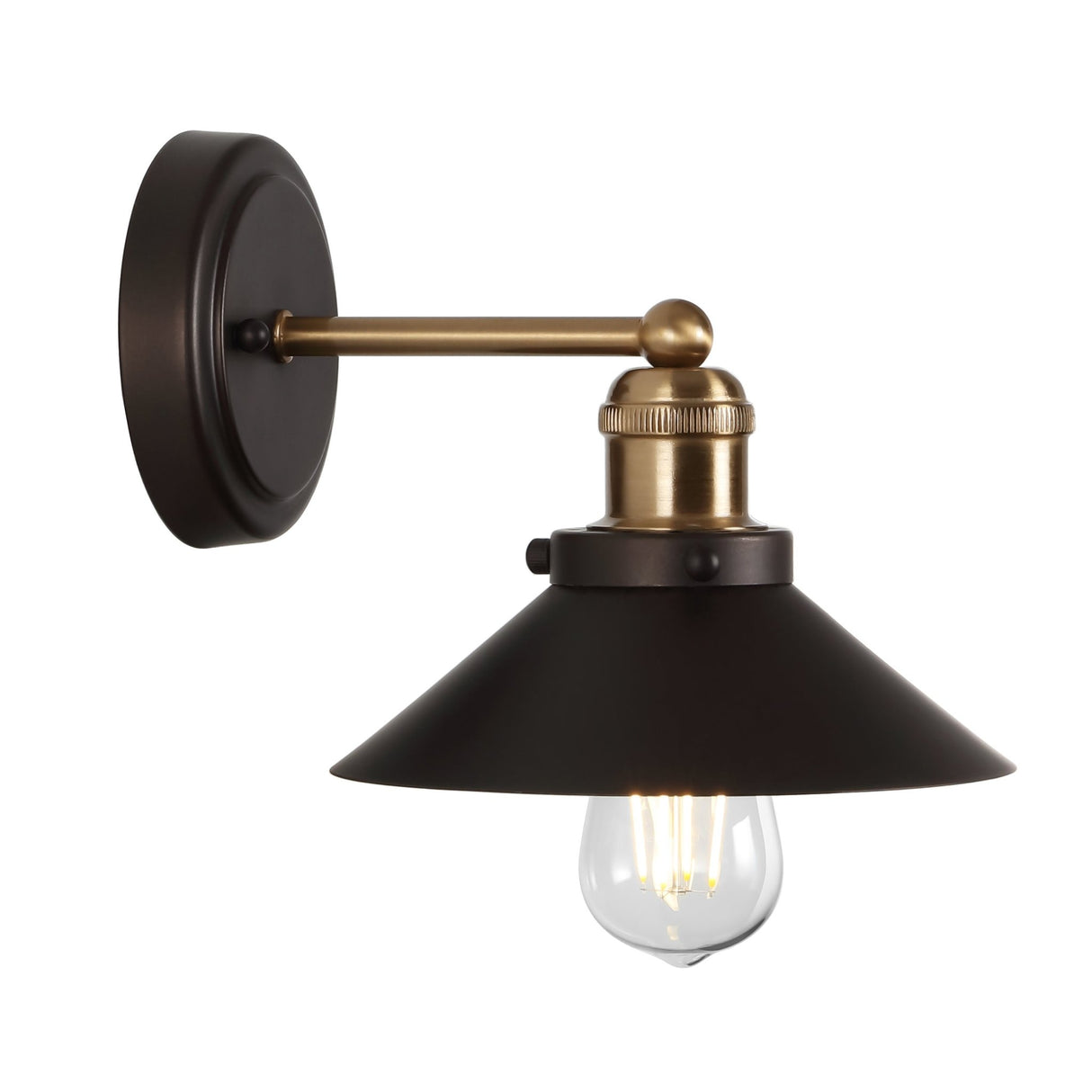 July 1 - light metal shade sconce - Tuesday Morning - Bathroom Vanity Lights