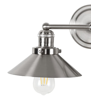 July 1 - light metal shade sconce - Tuesday Morning - Bathroom Vanity Lights