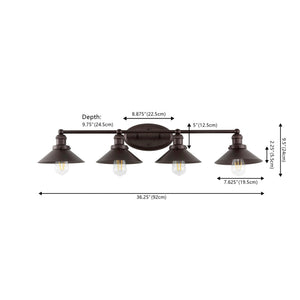 July 4 - light metal vanity light - Tuesday Morning - Bathroom Vanity Lights