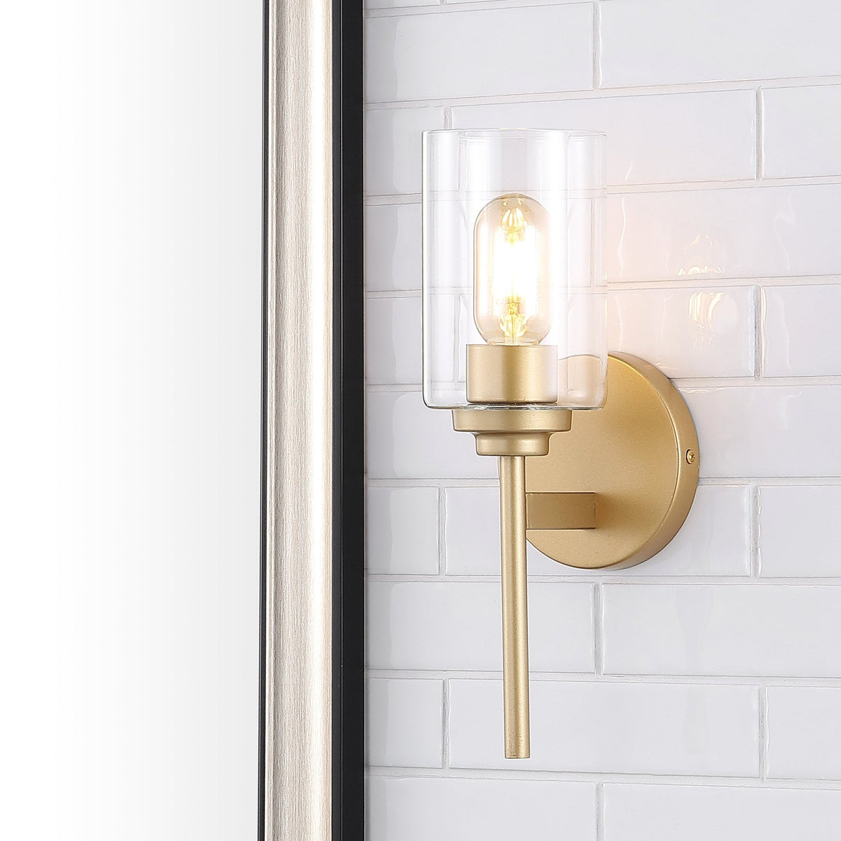 Juno 1 - light farmhouse industrial iron cylinder led sconce - Tuesday Morning - Wall Sconces