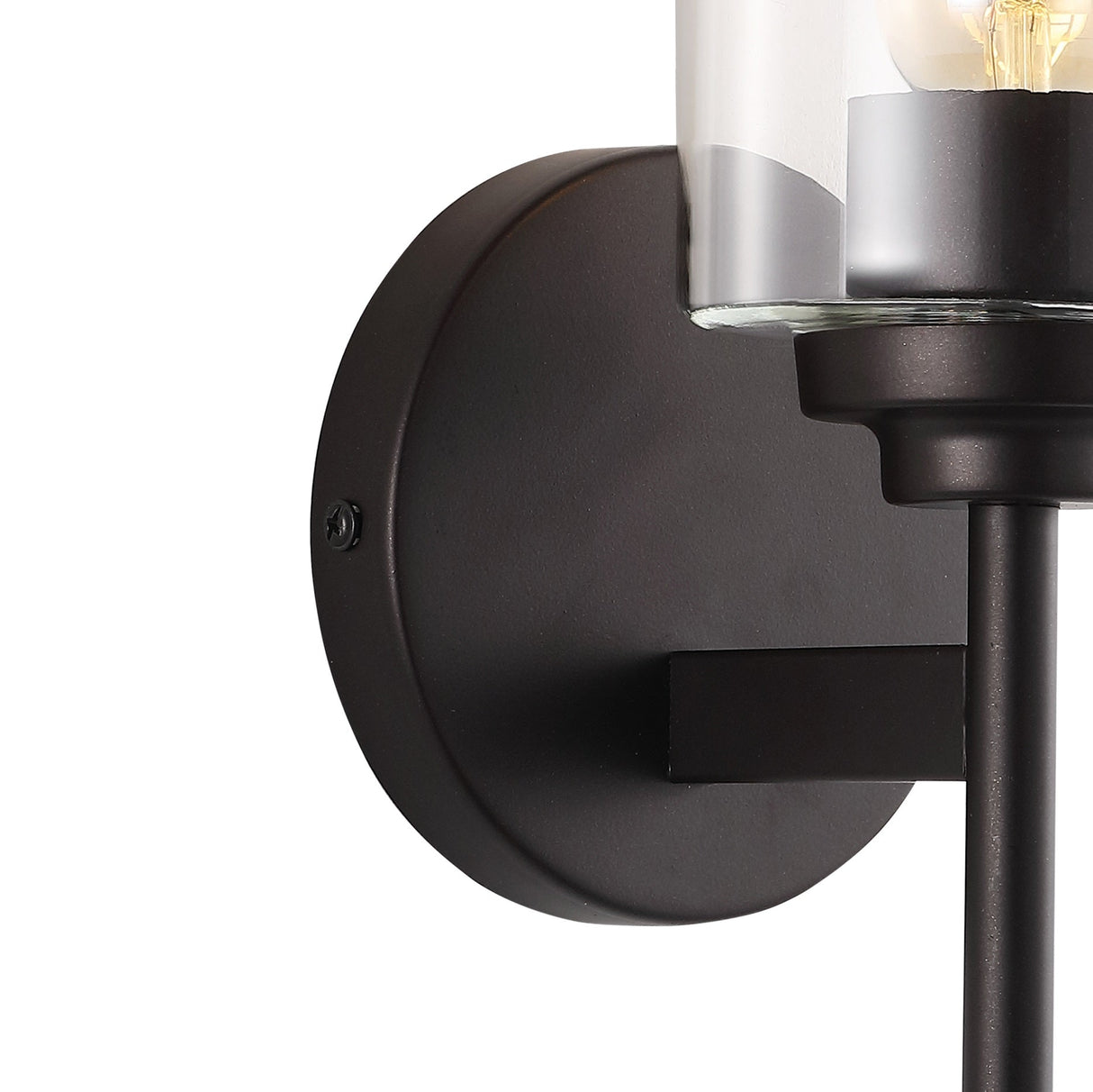 Juno 1 - light farmhouse industrial iron cylinder led sconce - Tuesday Morning - Wall Sconces