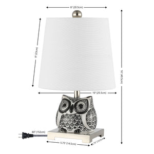 Justina ceramic mini led table lamp - Tuesday Morning - Table Lamps