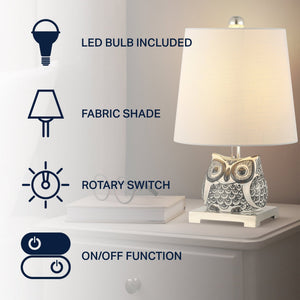 Justina ceramic mini led table lamp - Tuesday Morning - Table Lamps