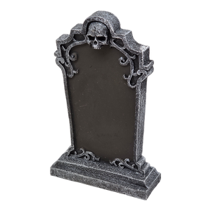Tombstone Charlkboard - Skull