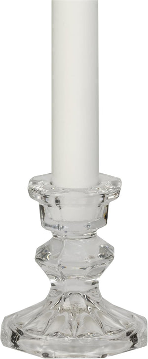 Glass Candlestick Holder
