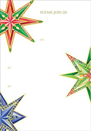 Jeweled Stars Invites