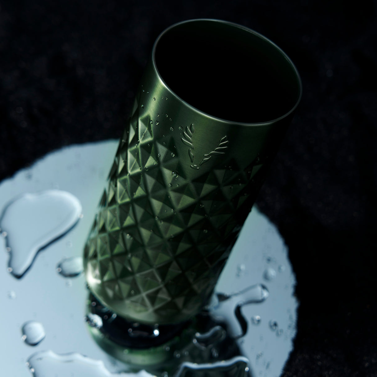 Paragon stainless steel highball tumbler in green viski®