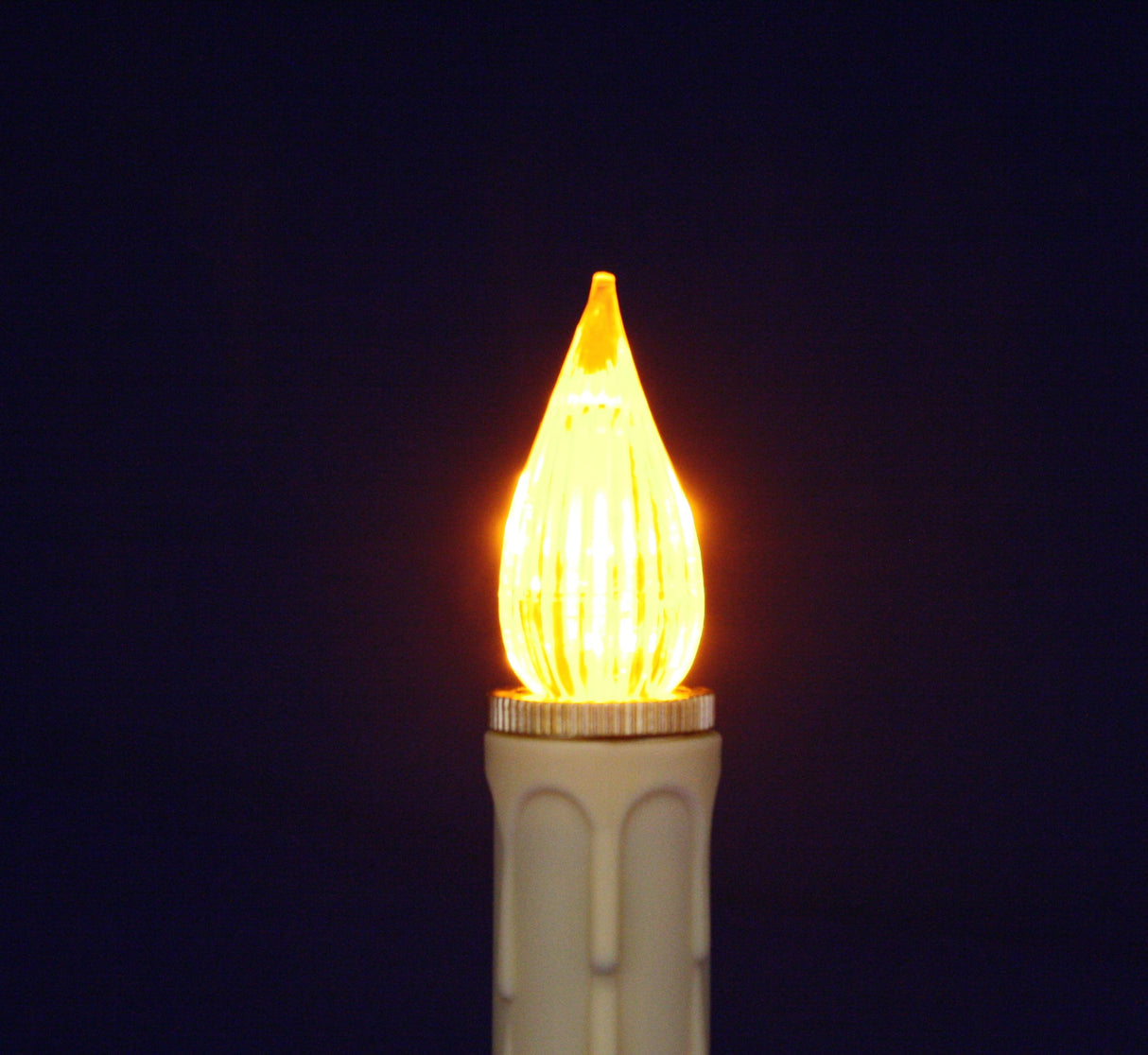 Candlestick Replacement LED Bulb - Sensor - 3 Volt - Yellow Light