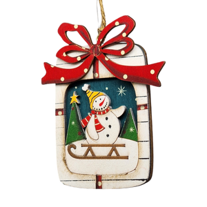 Rustic Wood Ornament -