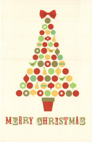 Dot Tree Christmas Card - Single