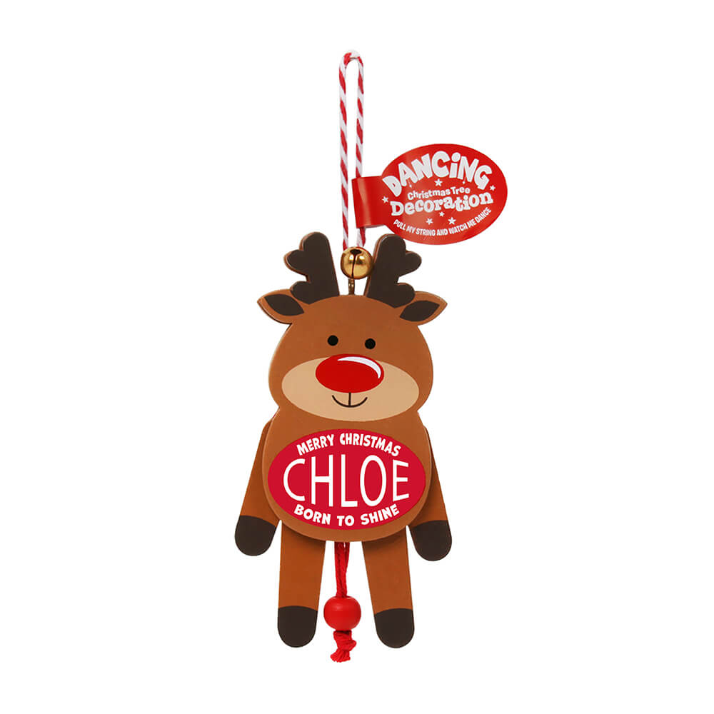 Dancing Wooden Ornament (A - D) -