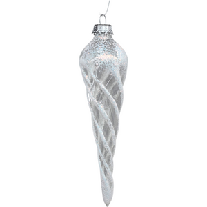 Krebs Value Glass Ornament 3 pack - Frosted Icicles