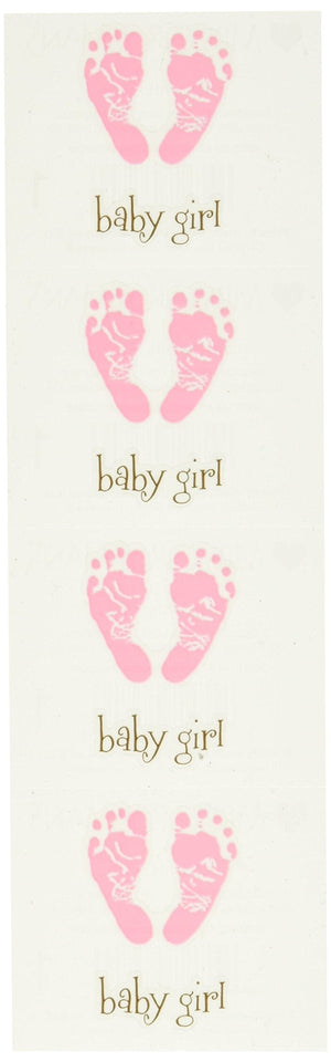 Mrs Grossman's Stickers - Pink Footprints
