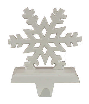 White Snowflake Stocking Hanger