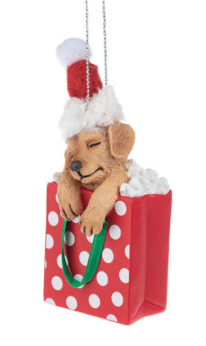 Comfy & Cozy Pet Ornament -  Yellow Lab