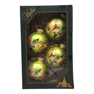 Krebs Value Glass Ornament 4 pack - Jesters and Elves