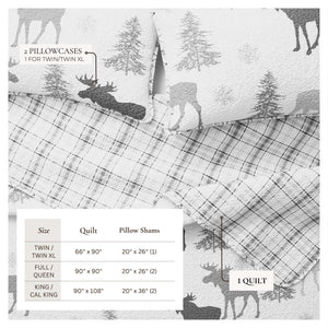 3-Piece Lodge Quilt - Wilderness Collection