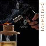 Alchemi bartender's torch in black viski®