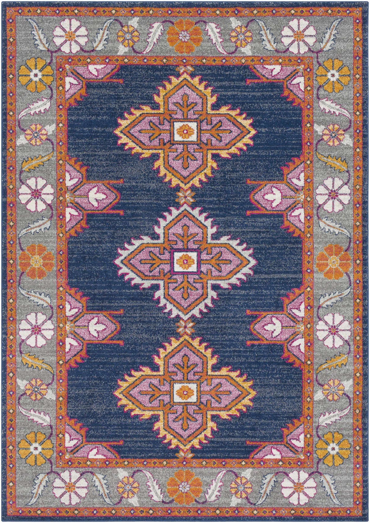 Kaitlyn Navy Area Rug