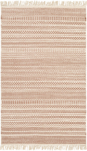 Kalinga Red/Cream Flatweave Wool Rug - Clearance