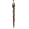 Rainbow Twister Glass Icicle -