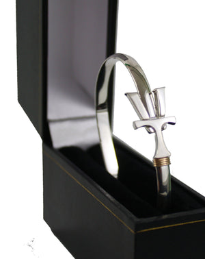 Vermont   Hook Bracelet Silver - 5mm Band - 8.5 Inch