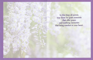 Floral Comfort Sympathy  Card